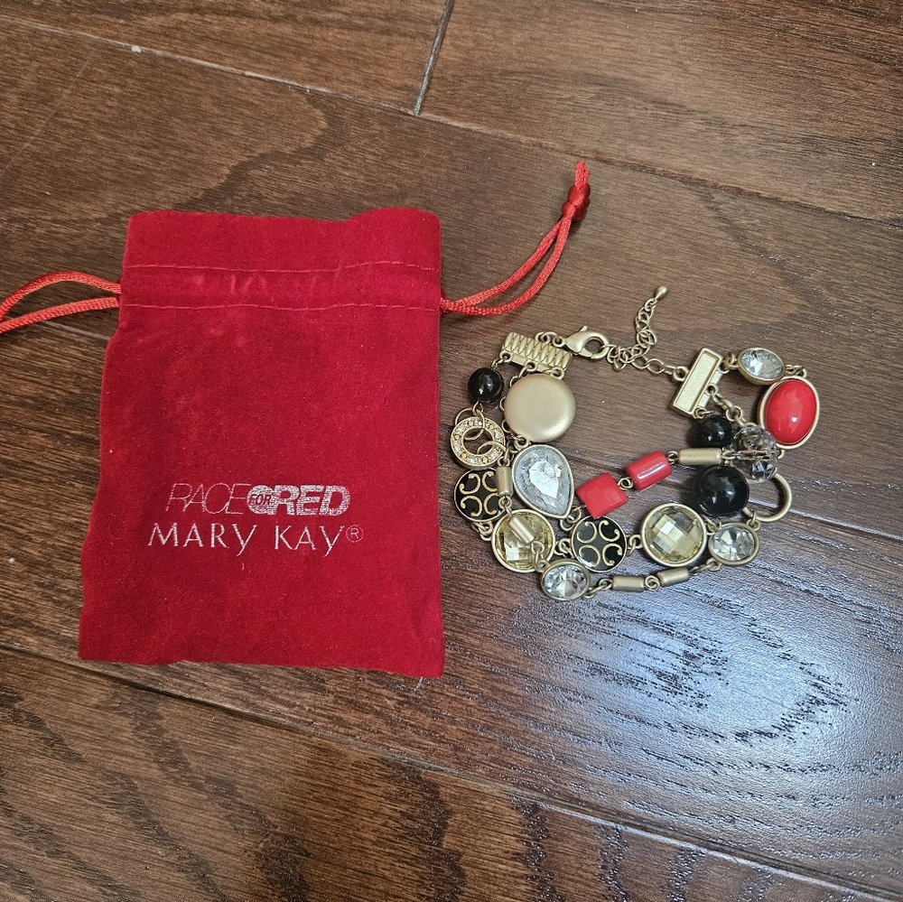 Mary Kay Race charm bracelet